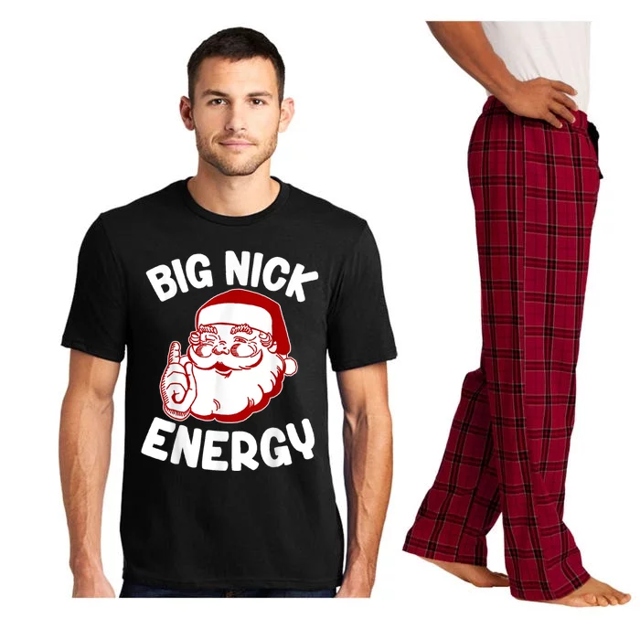 Big Nick Energy Santa Naughty Adult Humor Funny Christmas Pajama Set