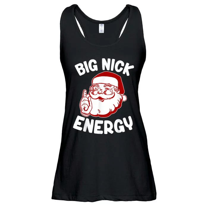 Big Nick Energy Santa Naughty Adult Humor Funny Christmas Ladies Essential Flowy Tank