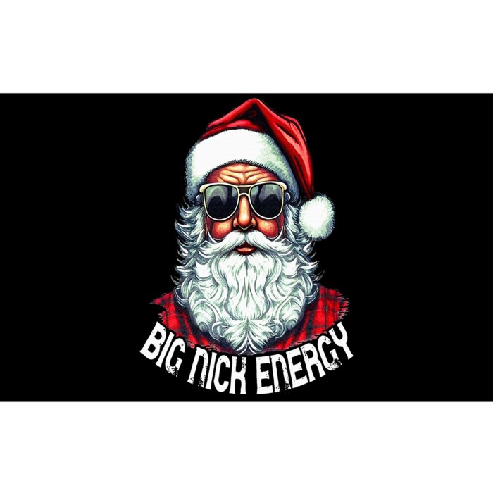 Big Nick Energy Funny Santa Christmas Bumper Sticker