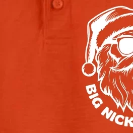 Big Nick Energy Funny Christmas Santa Dry Zone Grid Performance Polo