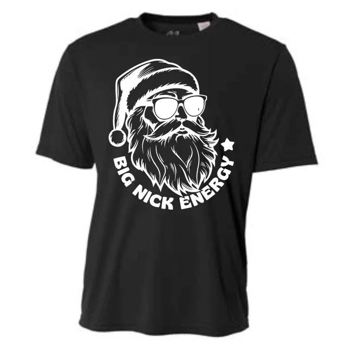 Big Nick Energy Funny Christmas Santa Cooling Performance Crew T-Shirt