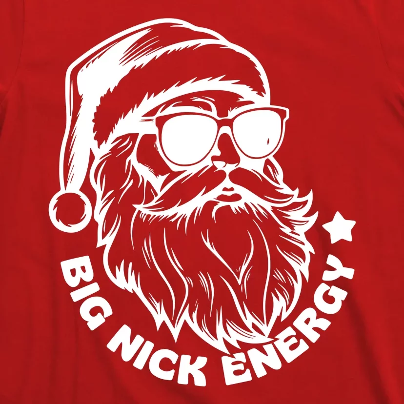 Big Nick Energy Funny Christmas Santa T-Shirt