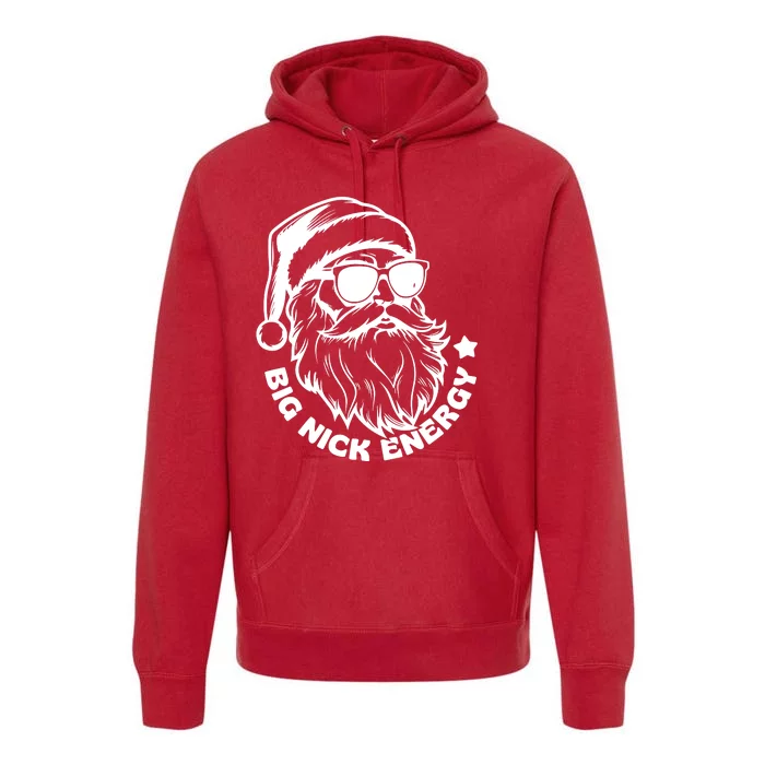 Big Nick Energy Funny Christmas Santa Premium Hoodie