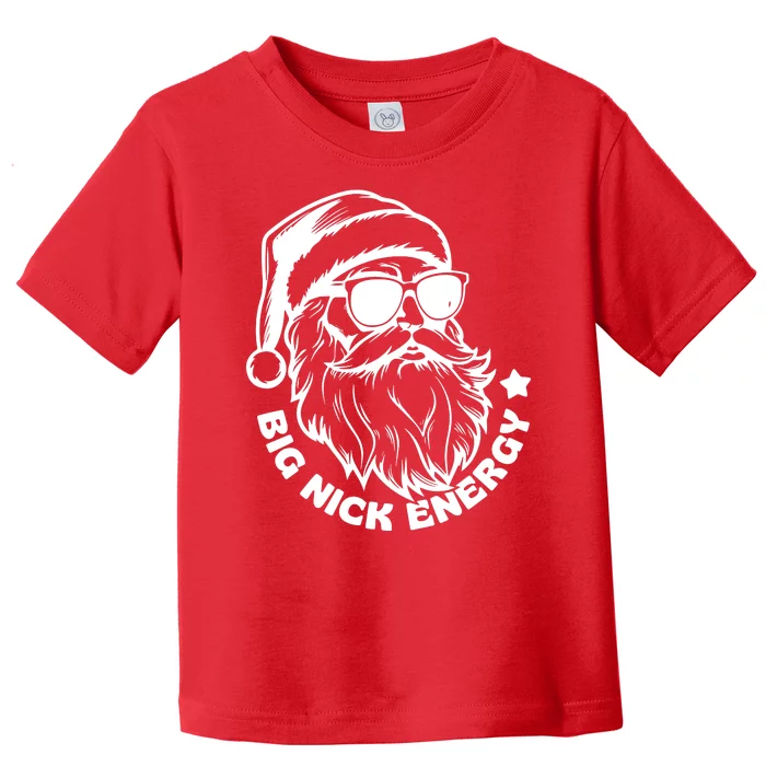 Big Nick Energy Funny Christmas Santa Toddler T-Shirt