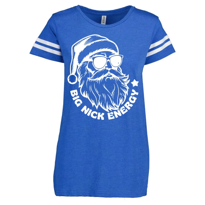 Big Nick Energy Funny Christmas Santa Enza Ladies Jersey Football T-Shirt