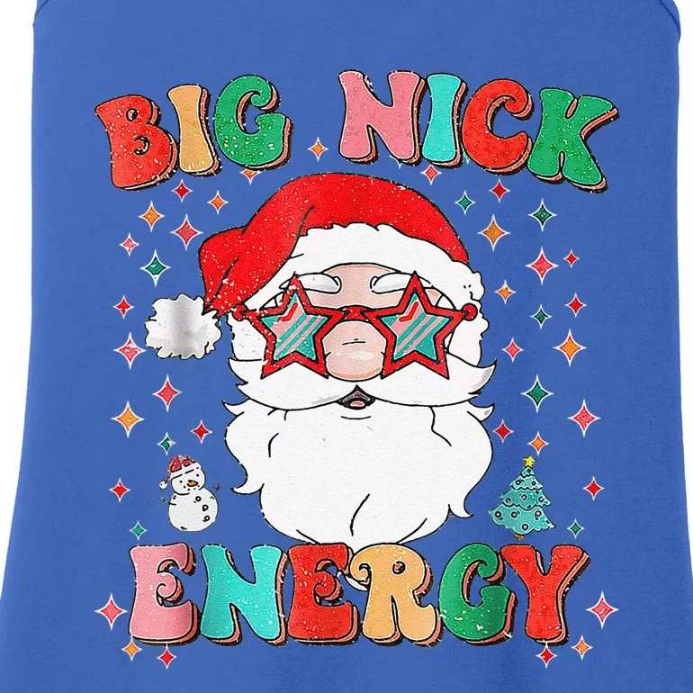 Big Nick Energy Funny Xmas Christmas Ladies Essential Tank