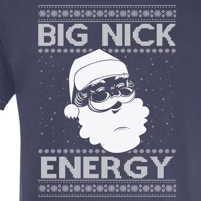 Big Nick Energy Funny Santa Christmas Garment-Dyed Heavyweight T-Shirt