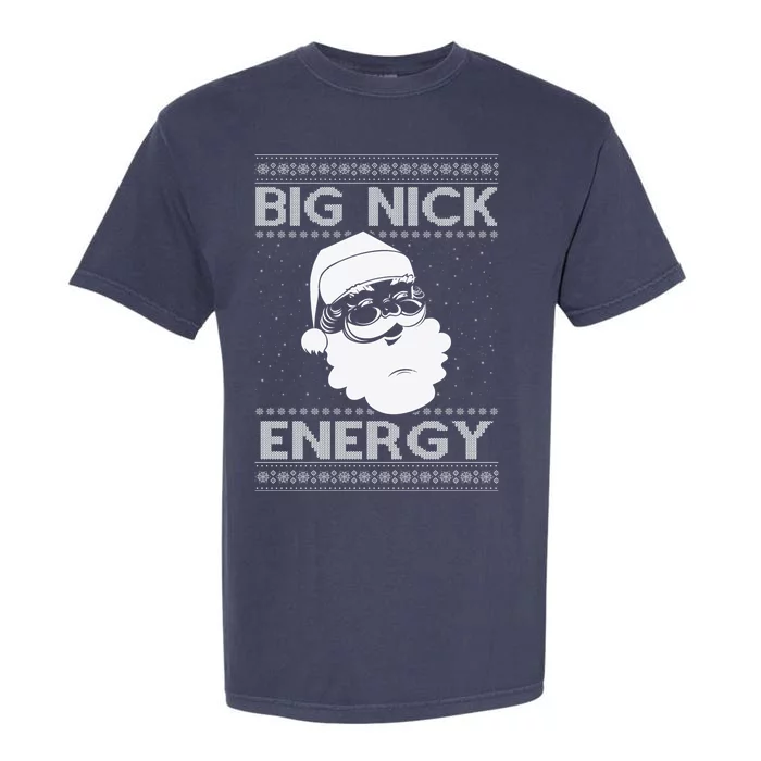 Big Nick Energy Funny Santa Christmas Garment-Dyed Heavyweight T-Shirt