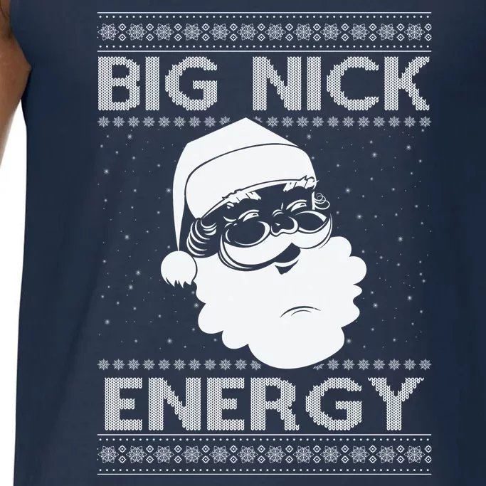 Big Nick Energy Funny Santa Christmas Comfort Colors® Tank Top