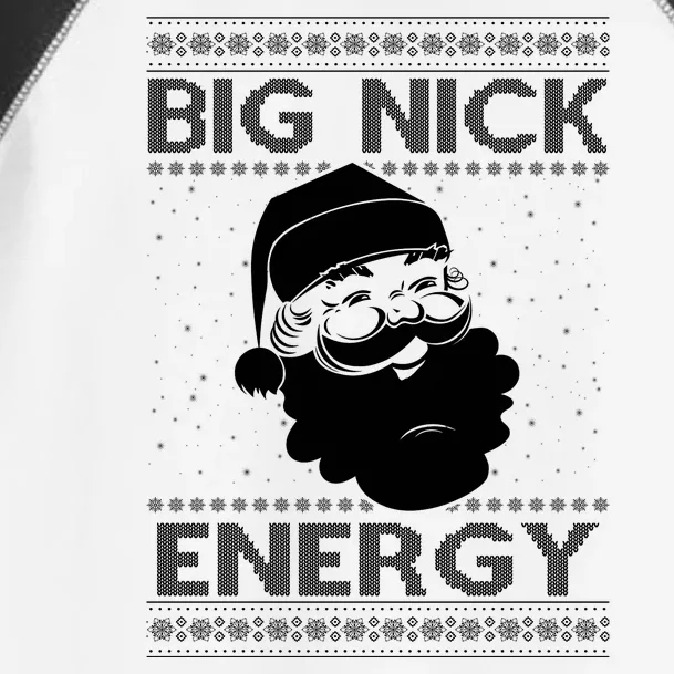 Big Nick Energy Funny Santa Christmas Toddler Fine Jersey T-Shirt