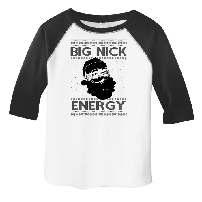 Big Nick Energy Funny Santa Christmas Toddler Fine Jersey T-Shirt