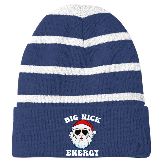 Big Nick Energy Striped Beanie with Solid Band