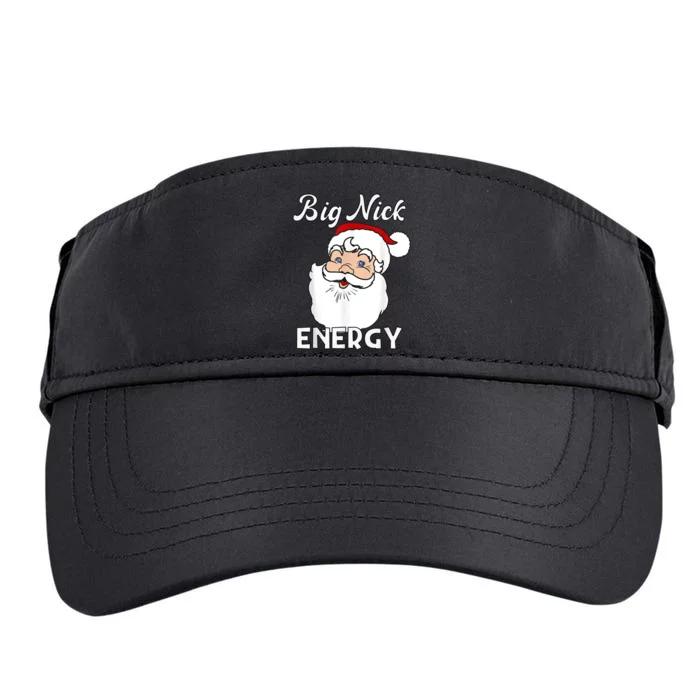 Big Nick Energy Funny Christmas Adult Drive Performance Visor