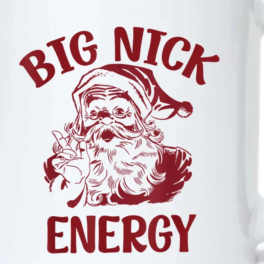 Big Nick Energy Funny Santa Chirstmas Pajamas Xmas Holiday Black Color Changing Mug