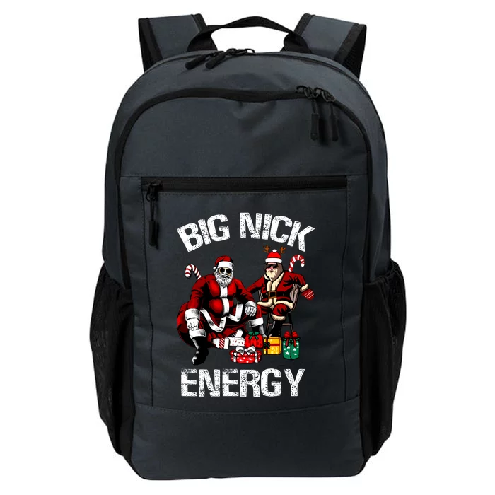 Big Nick Energy Funny Santa Ugly Christmas Xmas Daily Commute Backpack