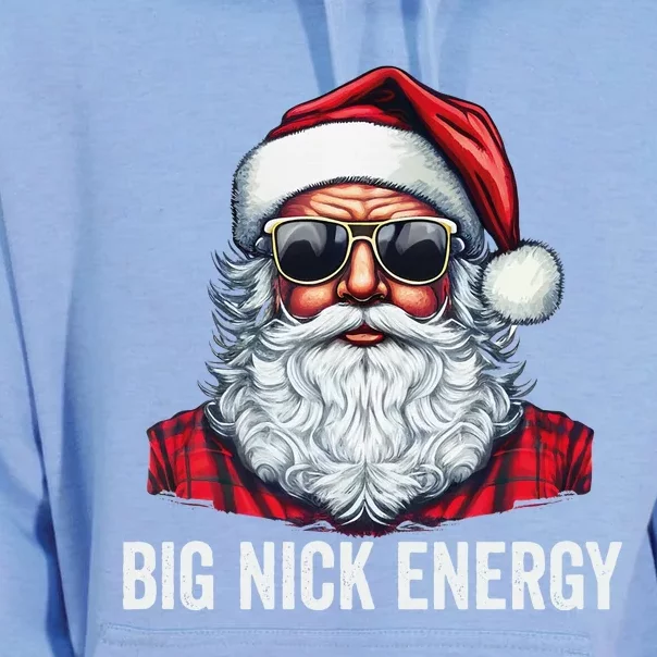 Big Nick Energy Christmas Santa Unisex Surf Hoodie