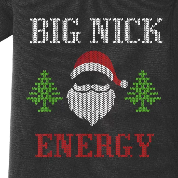 Big Nick Energy - Ugly Sweater - Big Nick Energy Santa Baby Bodysuit