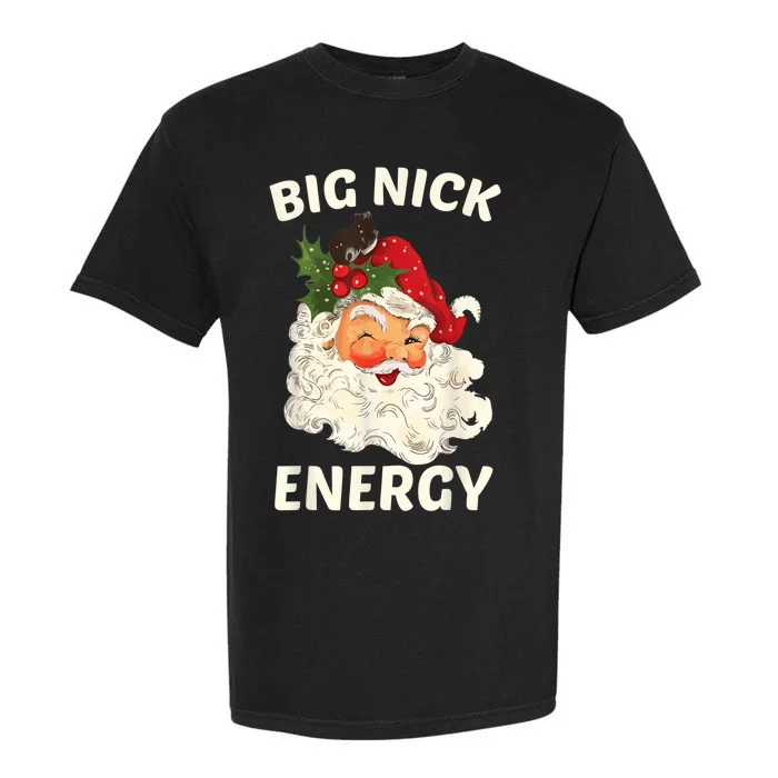 Big Nick Energy Funny Santa Christmas Garment-Dyed Heavyweight T-Shirt