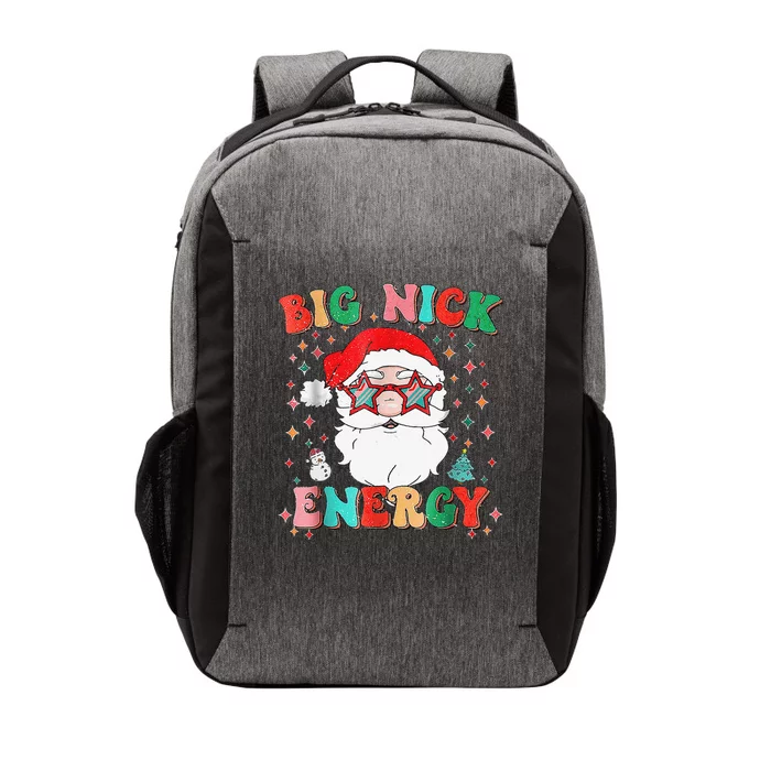 Big Nick Energy Funny Xmas Christmas Vector Backpack