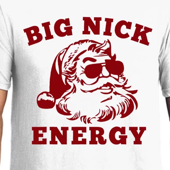 Big Nick Energy Funny Santa Christmas Pajama Set