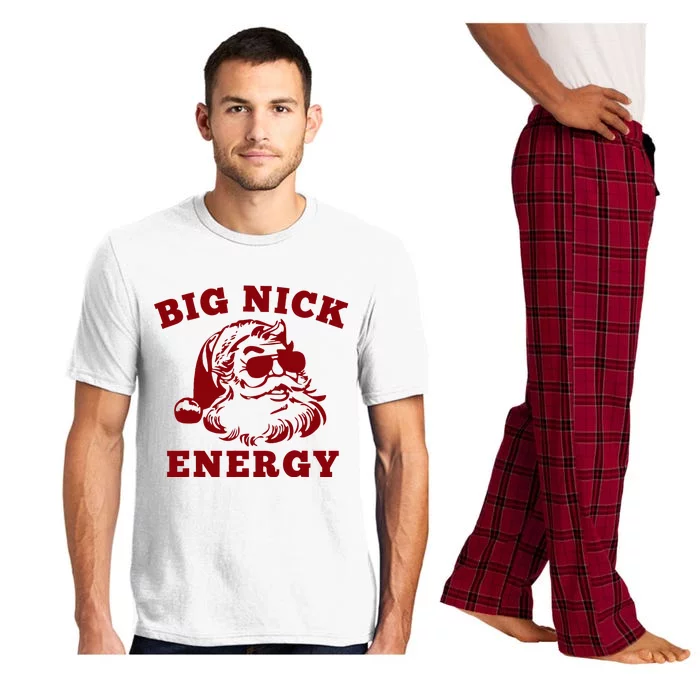 Big Nick Energy Funny Santa Christmas Pajama Set