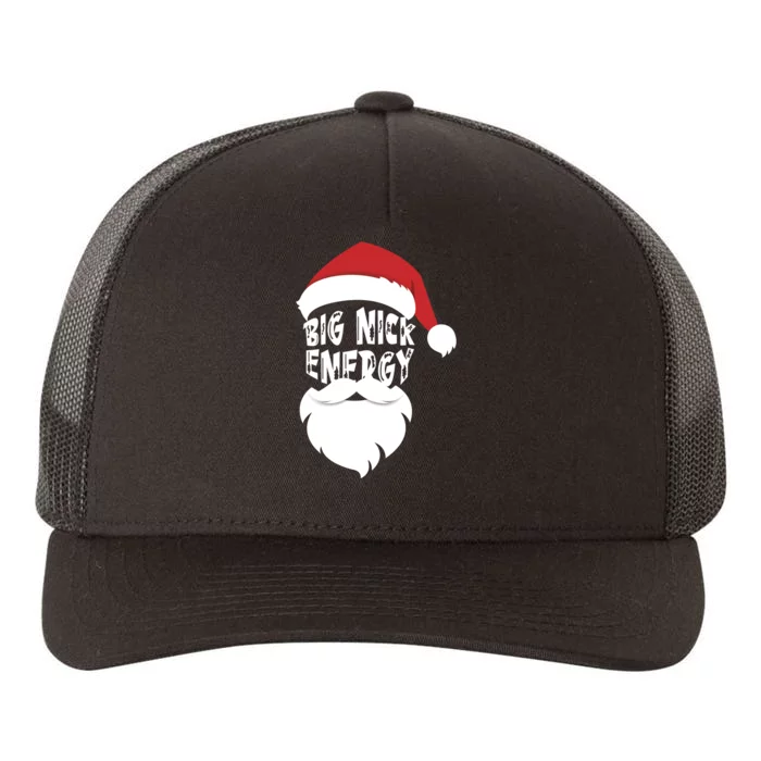 Big Nick Energy Funny Xmas Santa Hipster Yupoong Adult 5-Panel Trucker Hat