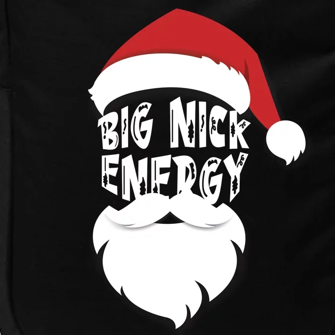 Big Nick Energy Funny Xmas Santa Hipster Impact Tech Backpack