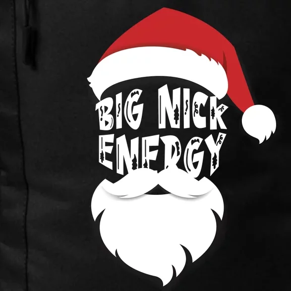 Big Nick Energy Funny Xmas Santa Hipster Daily Commute Backpack