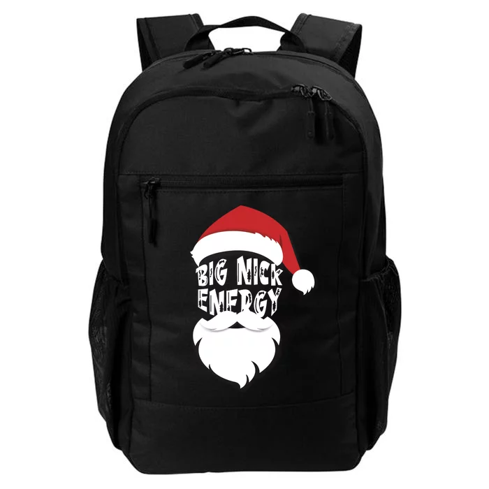 Big Nick Energy Funny Xmas Santa Hipster Daily Commute Backpack