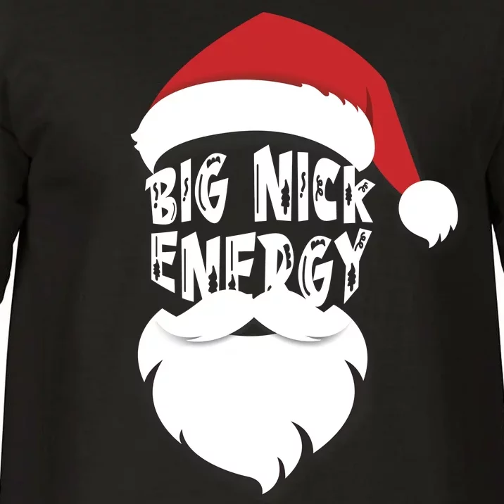 Big Nick Energy Funny Xmas Santa Hipster Comfort Colors T-Shirt