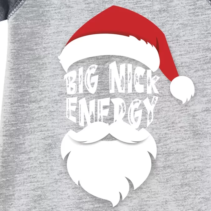 Big Nick Energy Funny Xmas Santa Hipster Infant Baby Jersey Bodysuit