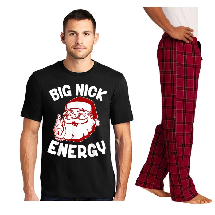 Big Nick Energy Santa Naughty Shirt Funny Xmas Christmas Pajama Set