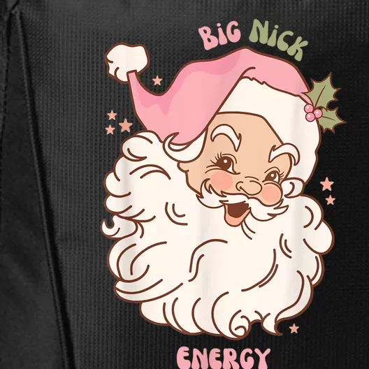 Big Nick Energy Shirt Santa Xmas Funny Christmas City Backpack