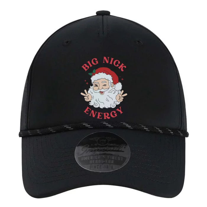 Big Nick Energy Santa Naughty Humor Christmas Performance The Dyno Cap