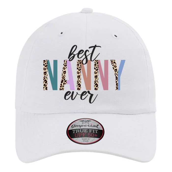 Best Nanny Ever Cheetah Cute Gift The Original Performance Cap