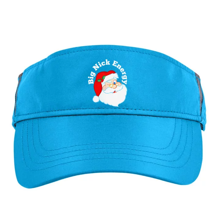 Big Nick Energy Santa Naughty Humor Funny Christmas Adult Drive Performance Visor