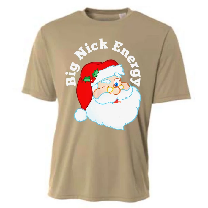 Big Nick Energy Santa Naughty Humor Funny Christmas Cooling Performance Crew T-Shirt