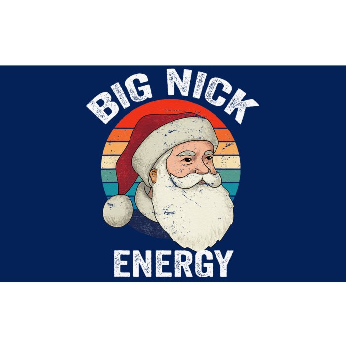 Big Nick Energy Santa Retro Vintage Bumper Sticker