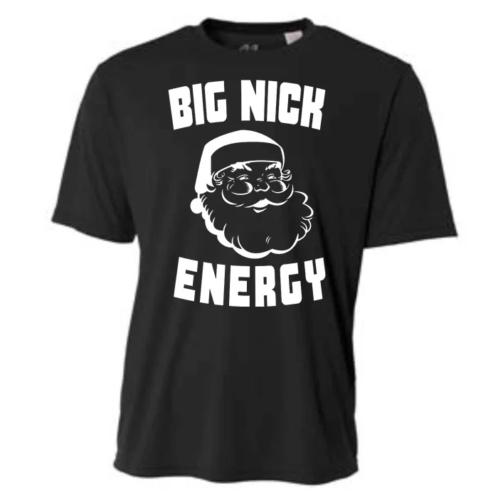 Big Nick Energy Funny Santa Claus Cooling Performance Crew T-Shirt