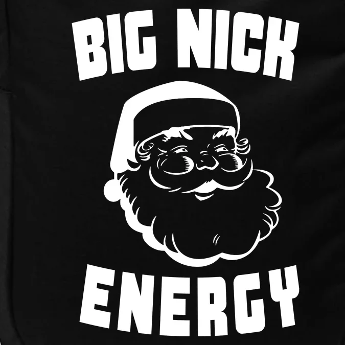 Big Nick Energy Funny Santa Claus Impact Tech Backpack