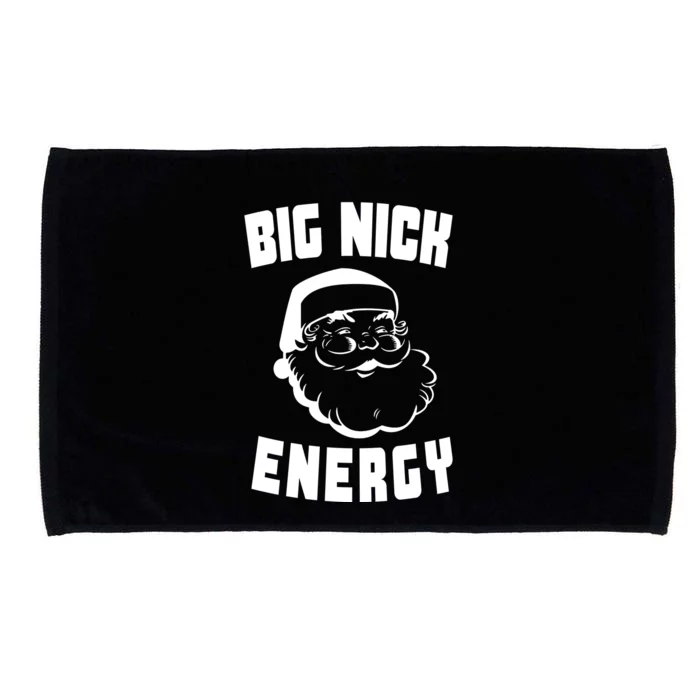 Big Nick Energy Funny Santa Claus Microfiber Hand Towel