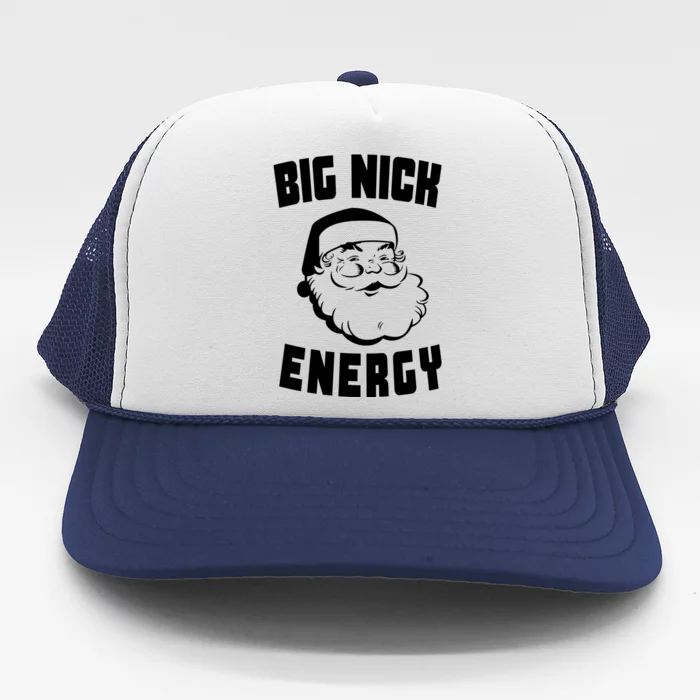 Big Nick Energy Funny Santa Claus Trucker Hat