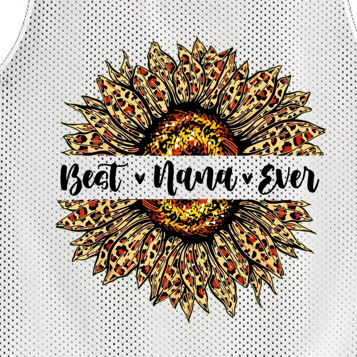 Best Nana Ever Sunflower Nana Mothers Day Gifts Mesh Reversible Basketball Jersey Tank