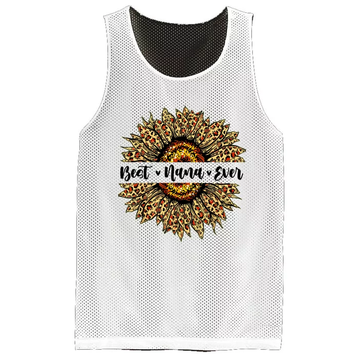 Best Nana Ever Sunflower Nana Mothers Day Gifts Mesh Reversible Basketball Jersey Tank