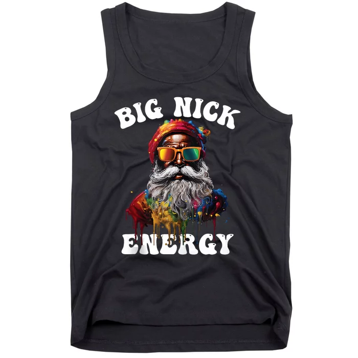 Big Nick Energy Santa Christmas Xmas Tank Top Tank Top