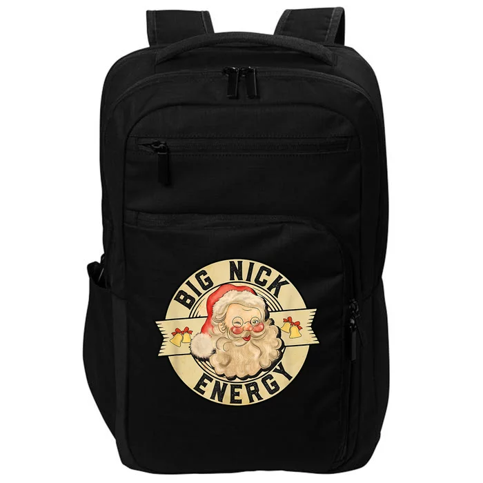 Big Nick Energy Retro Stamped Logo Impact Tech Backpack