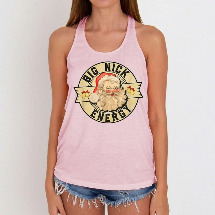 Big Nick Energy Retro Stamped Logo Women's Knotted Racerback Tank