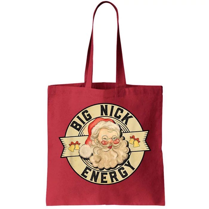 Big Nick Energy Retro Stamped Logo Tote Bag