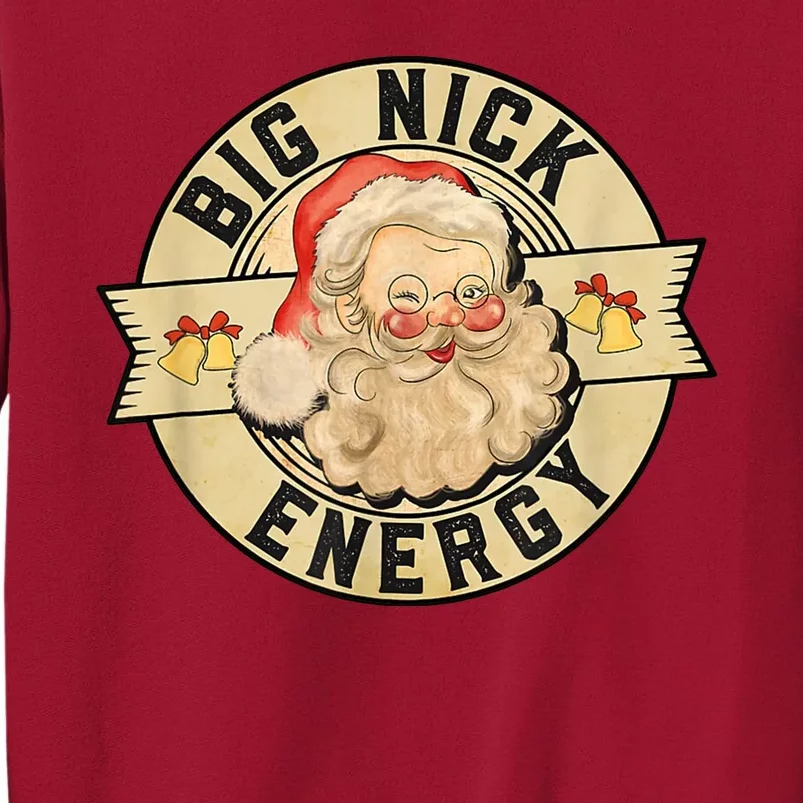 Big Nick Energy Retro Stamped Logo Tall Sweatshirt