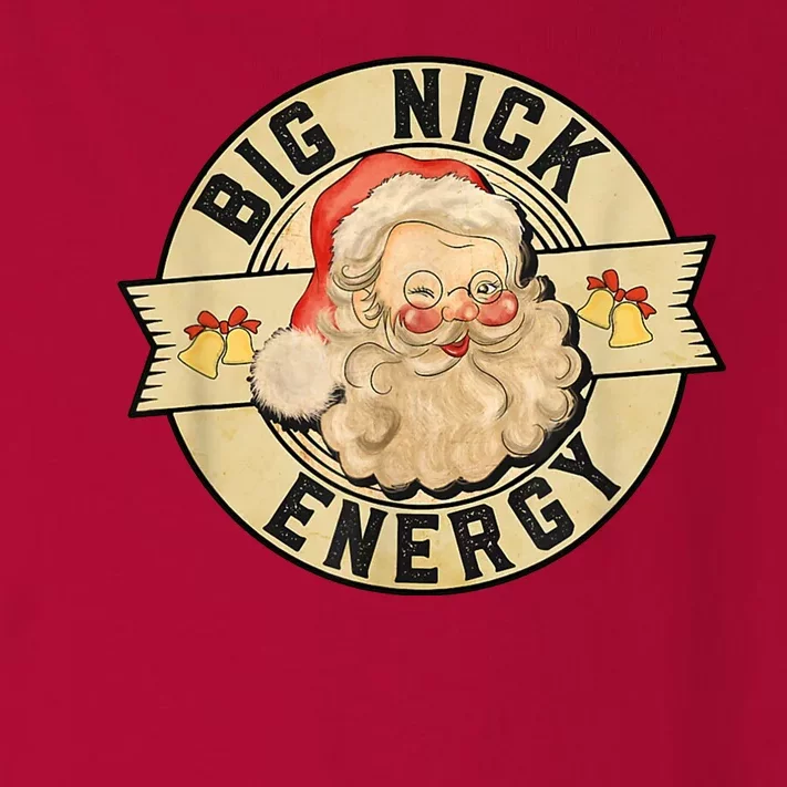 Big Nick Energy Retro Stamped Logo Toddler Long Sleeve Shirt